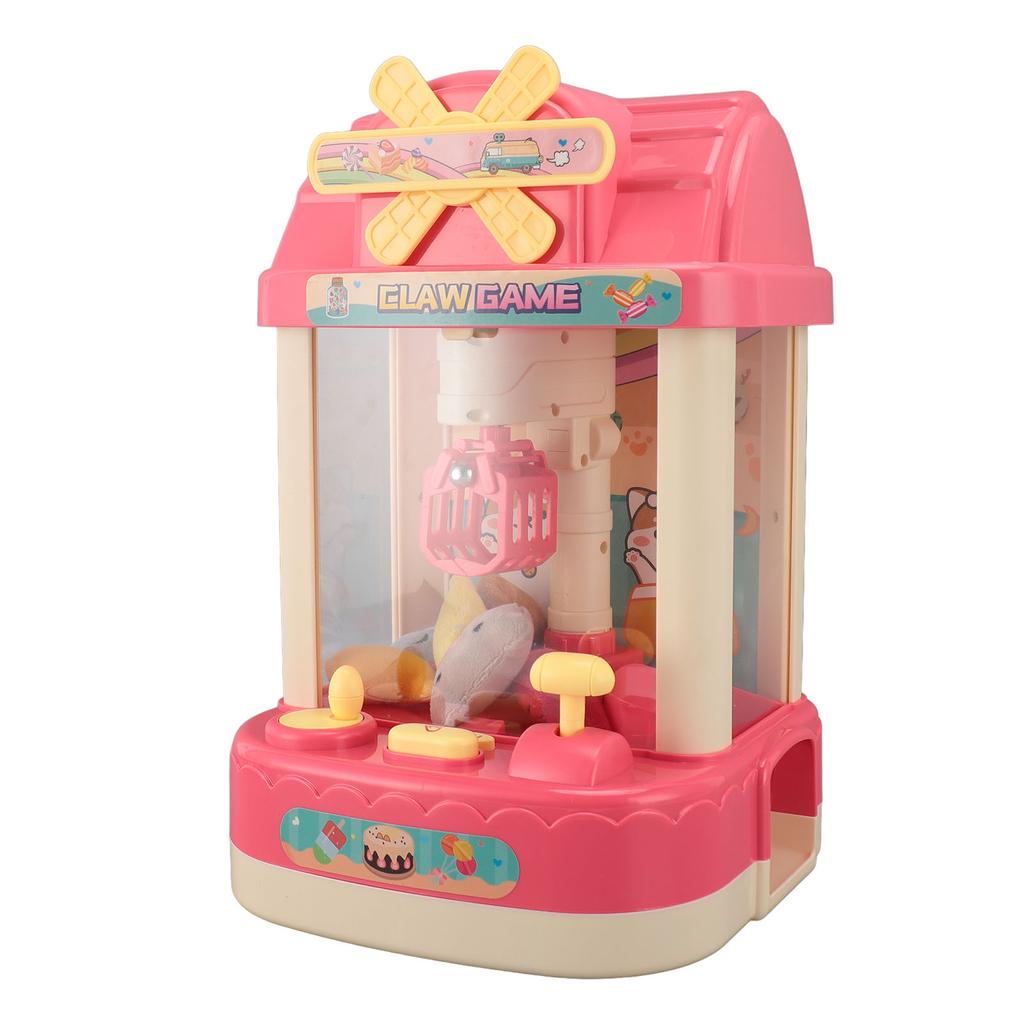 Миниатюрная машина для захвата кукол 6 кукол ветряная мельница типа электрическая игрушка для захвата кукол для детей розовый