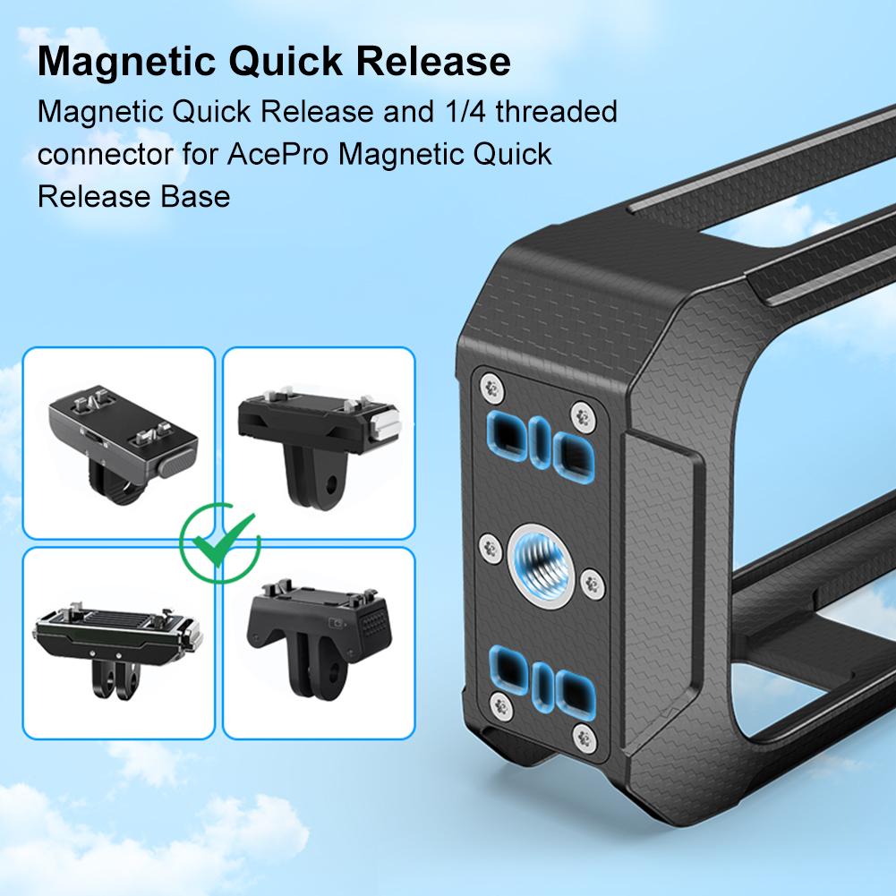 Клетка-рамка для экшн-камеры Insta360 X5, защитная рамка, клетка-кролик, магнитное быстросъемное крепление, корпус камеры, расширительное крепление