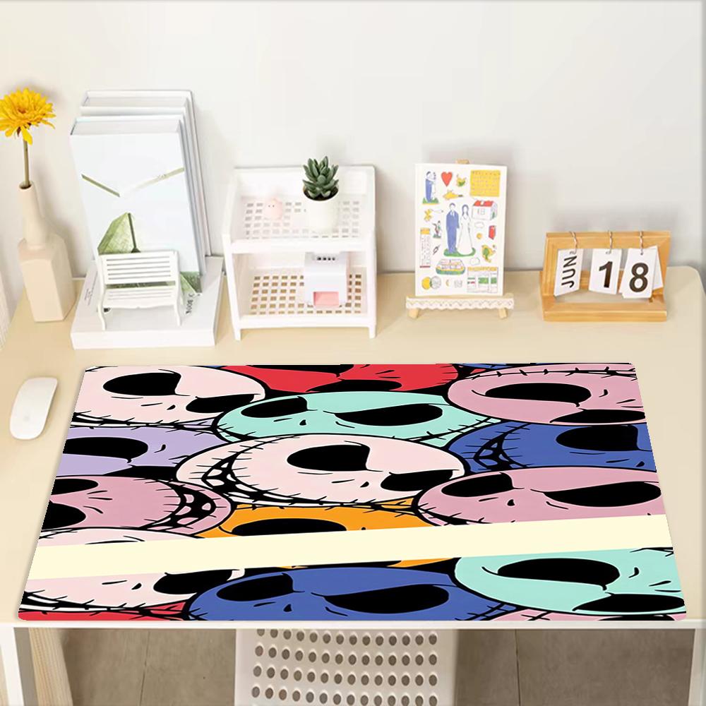 The Nightmare Before Christmas Theme Mouse Pad, Non Slip Rubber Base, Multifunctional Office & Home Decor, Perfect for Workspace Personalization.