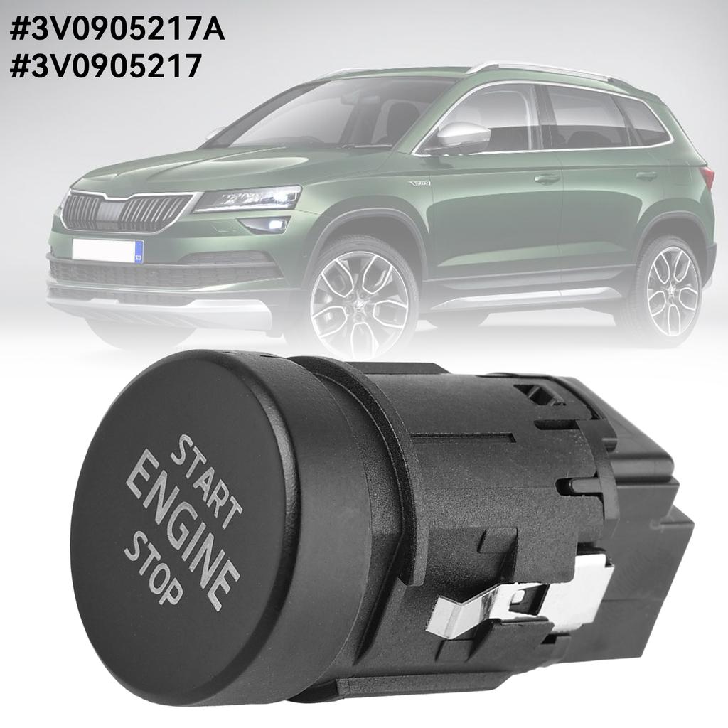 Car Engine Power Switch Start Stop Button ABS Fit for Skoda Karoq Kodiaq Superb Octavia Scala 2015-2021 3V0905217 3V0905217A