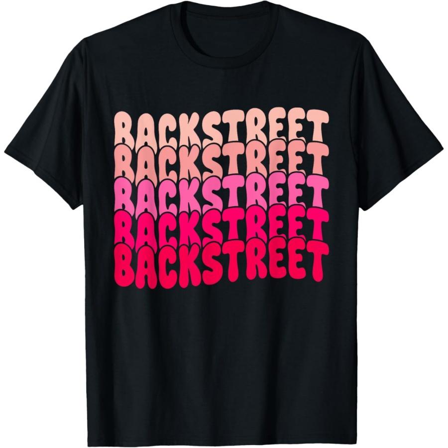 Unisex T-shirt Backstreet First Name I Love Backstreet 80's Vintage T-Shirt