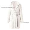 2024 Cozy European & American Autumn/Winter Hooded Fluffy Women's Pajamas and Warm Bathrobe