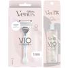 [Bulk Purchase] Gillette Venus VIO Hair & Skin Women's Razor (with 1 Replacement Blade) + 2-in-1 Cleanser + Shave Gel 190mL Set