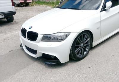 Передняя Flap накладка DPT (для E-90 LCI M Technic, черный глянец, 2 шт) для BMW 3 серия E-90/91/92/93 2005-2011 гг