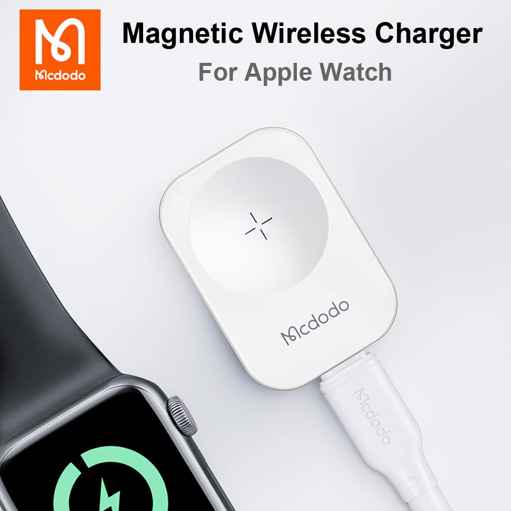 Mcdodo Apple Watch Magnetic Wireless Charging Charger For Iwatch Series 7 Se 6 5 4 3 2 Portable Magnet Induction Fast Charge Pad