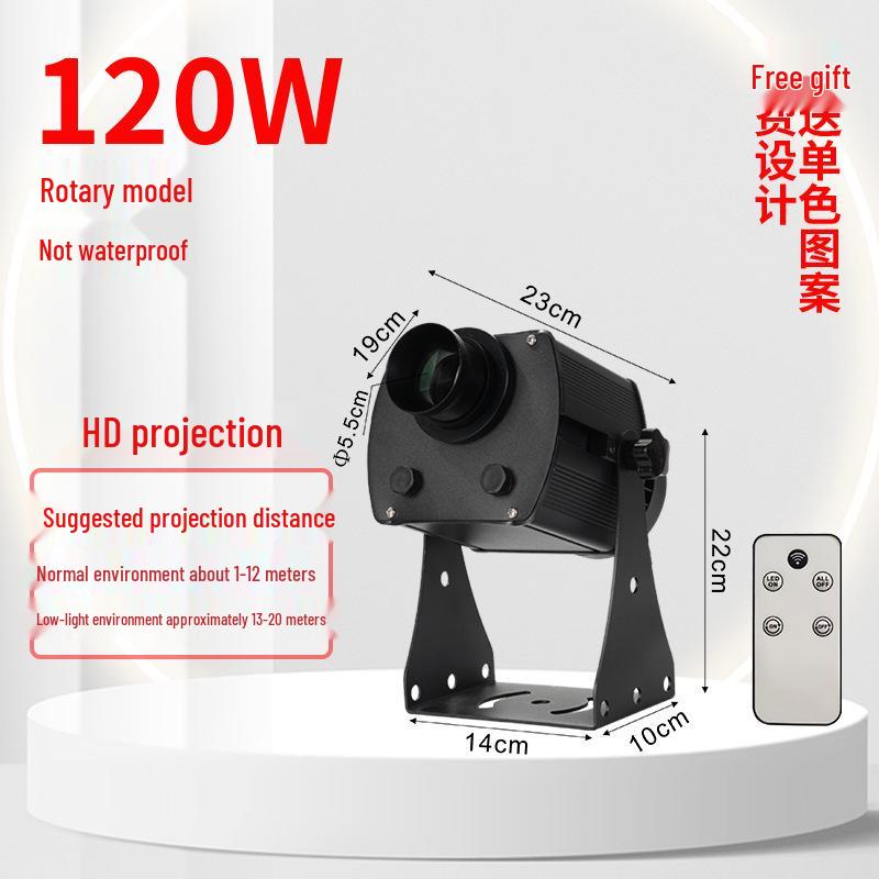 Водонепроницаемый наружный проекционный прожектор с логотипом для рекламы