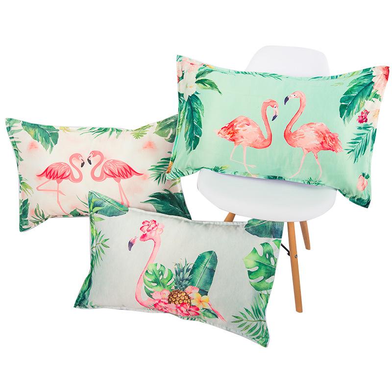 Simulated Silk Satin Velvet Pillowcase Pillowcase Cute Cartoon Student Children Pillowcase Modern Simple Plain Pillowcase