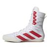 adidas Боксерки Box Hog 4 Нескользящие Высокие Унисекс Обувь Бело-Красные HP9613