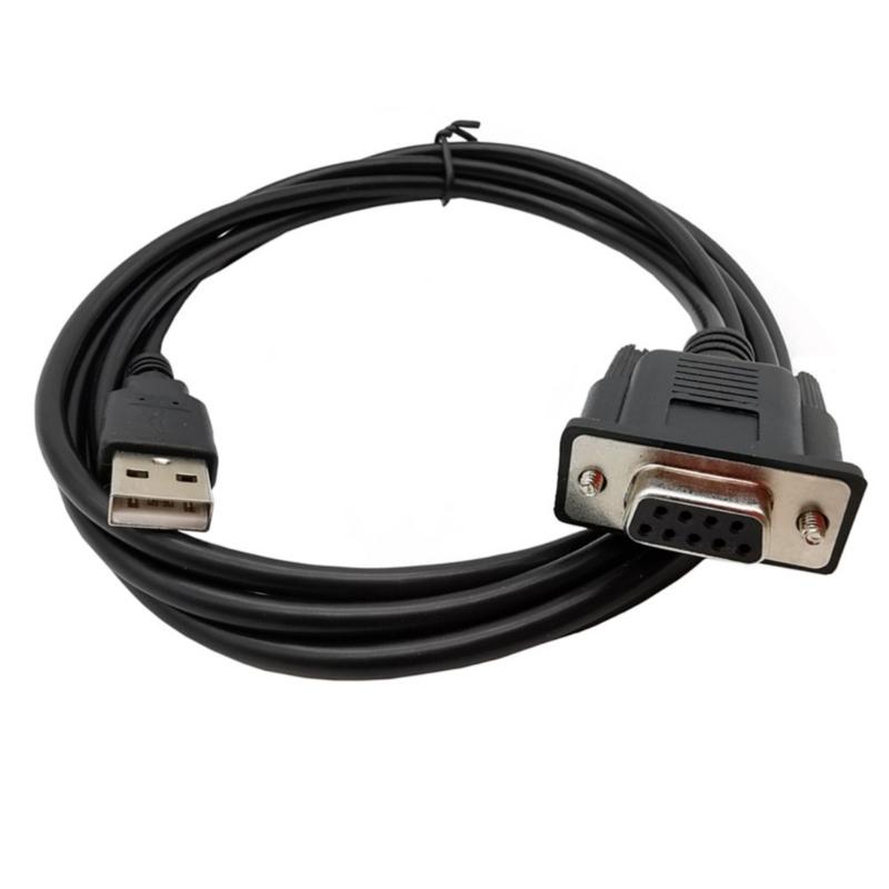 Высокоскоростной USB-преобразователь в RS232 Кабель USB Male на RS232 Female Серийный кабель для ПК и ноутбуков Обмен данными