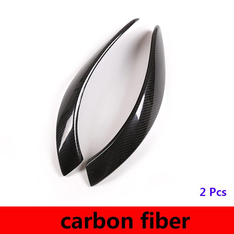 For BMW 1 2 3 4 Series F20 F22 F30 F34 F36 F32 F33 13-19 Carbon fiber Car Inner Door Armrest Handle Cover Trim Car Accessories BGF6