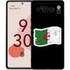Чехол для телефона для Google Pixel 8 A 7 6 Pro 6A 5G Черный Мягкий Ударопрочный Чехол-накладка Силиконовый TPU Чехол Кок Флаг Алжира