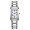 CITIZEN L SQUARE Collection Прямоугольные часы с питанием от света Eco-Drive, Серебристые, EW5620-55A, Женские