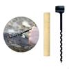 Auger Drill Hand Hole Bit Easy To Use Multipurpose Survival Tool with Wooden Handle for Hiking