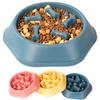 Slow Feeder Dog Bowl Anti-choking Puppy Food Bowl Anti-slip Pet Slow Eating Dog Dishes Puzzle Feeders for Dogs Small Medium