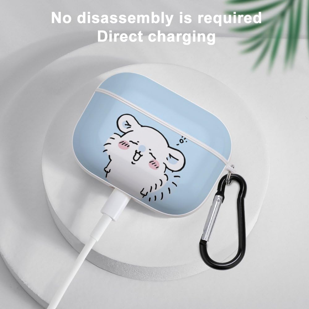 Cute Small Animal Rabbit Anime Airpods Pro2 Case Cute Airpods Pro 2nd Generation Case Stylish Airpods Cover Sports Pro Earphone Case Protective