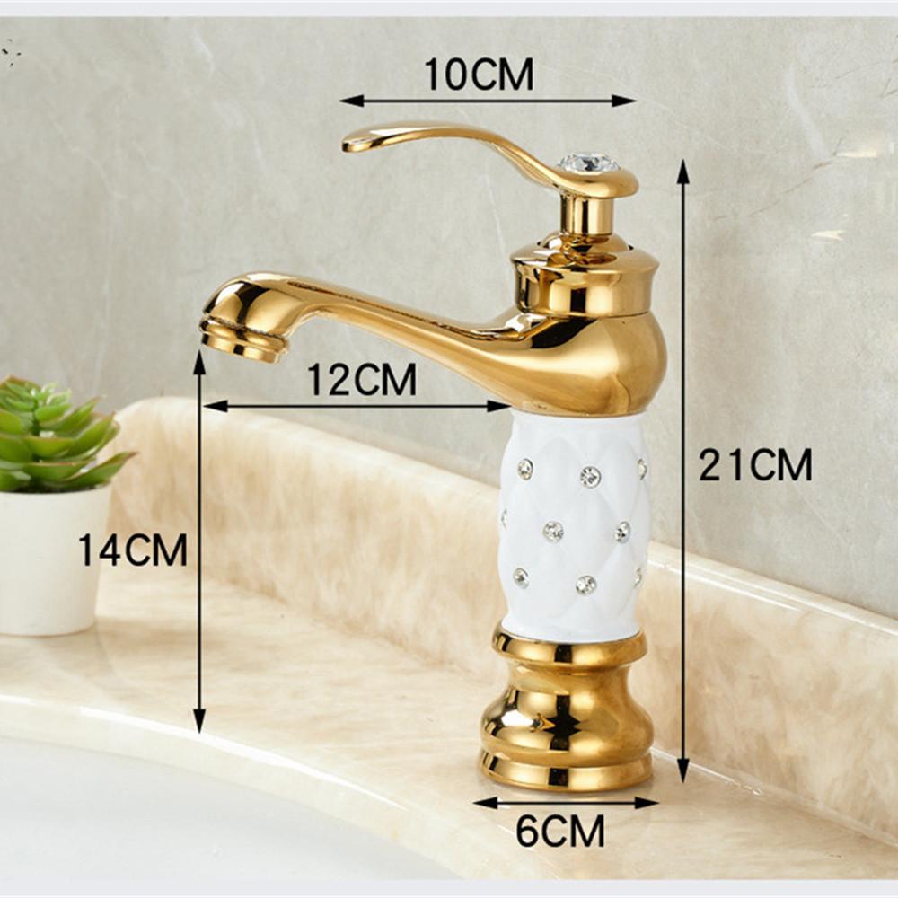 Tuqiu смеситель для ванной комнаты латунный золотой белый смеситель для раковины холодной и горячей воды кран для раковины настенный черный розово-золотой кран