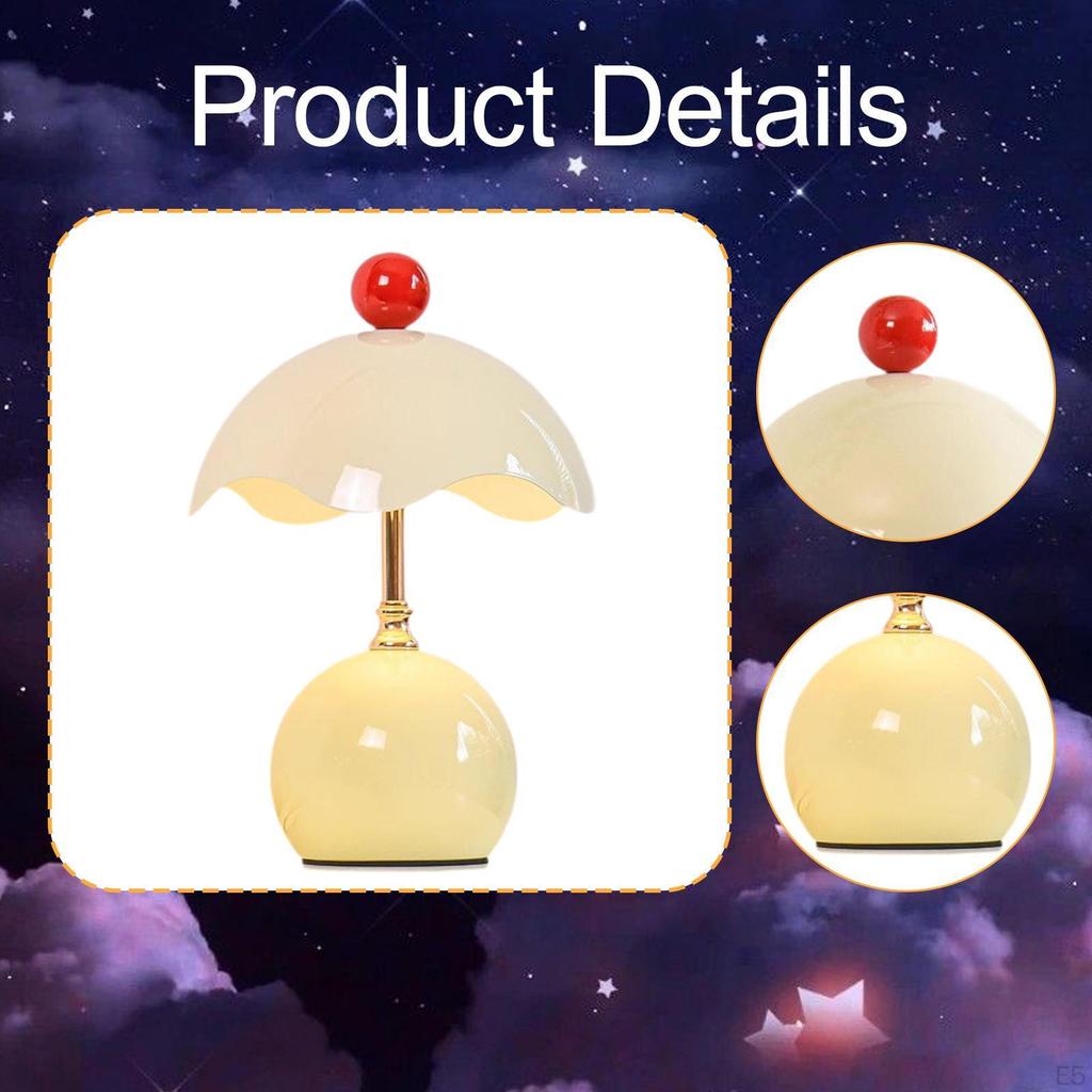 Eggshell Table Lamp Bedside Nordic Modern Night Light LED Desk for Parties Restaurant