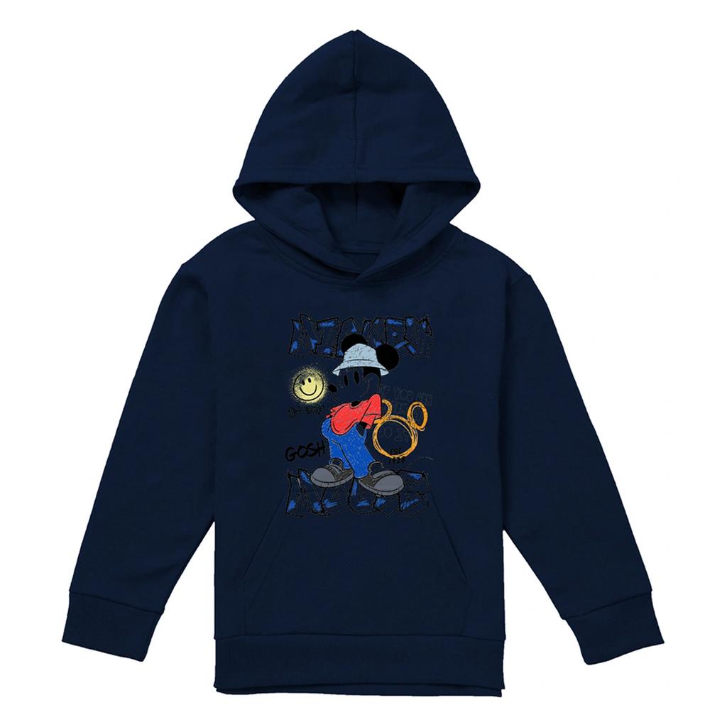 Disney Childrens/Kids Street Style Mickey Mouse Hoodie