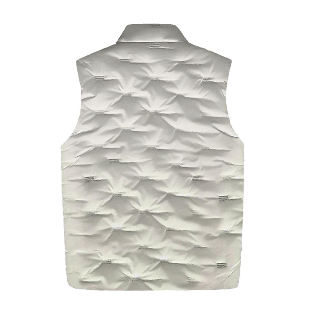 Casual Men'S Vest Men'S Loose  And Winter Warm Down Cotton Vest Coat