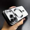 Гальванизированный прозрачный мягкий чехол из ТПУ для For Iphone 17 Air 16 1 14 13 12 11 Pro Max Plus Магнитная крышка для беспроводной зарядки