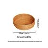 Глубокая круглая плетеная из ротанга корзина для фруктов