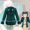 Японского аниме Super DanganRonpa 2 Nanami ChiaKi, карнавальный костюм, школьная форма, юбка Лоли для девочек