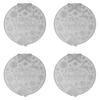 Christmas Bow Table Mat Injection Molded Table Mat Round Dining Table Mat Spot Insulation Mat Christmas Wind Decoration