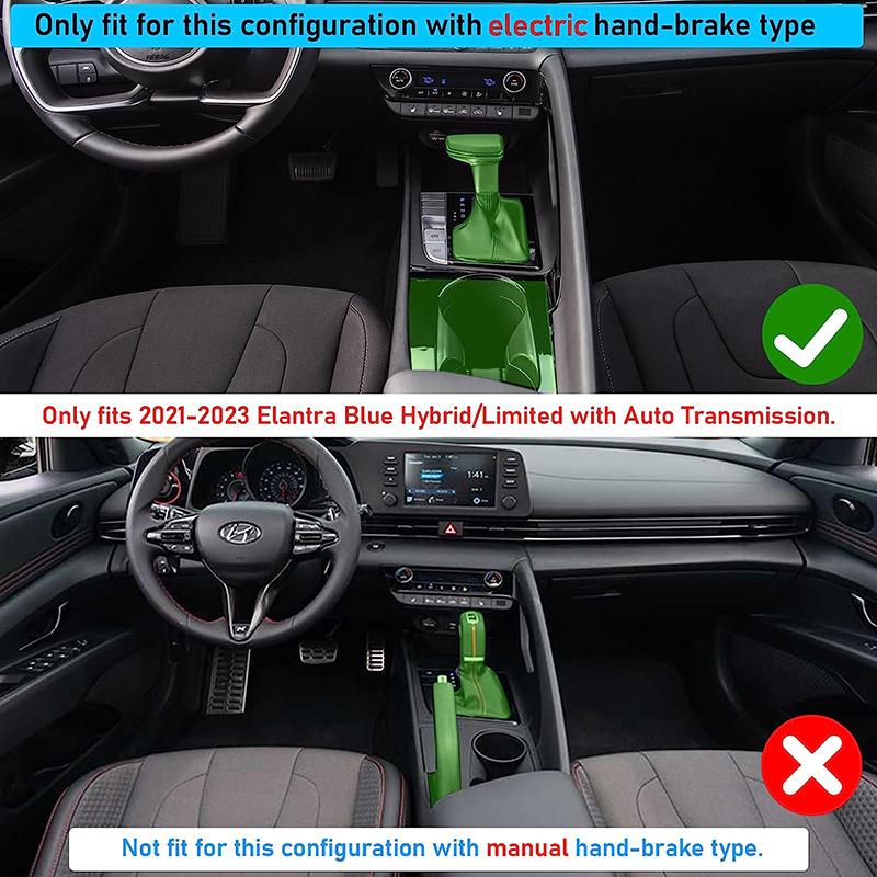 Органайзер для центральной консоли автомобиля для H * yundai Elantra, имитация гибридного лотка, держатель для аксессуаров, коробка для вторичного хранения