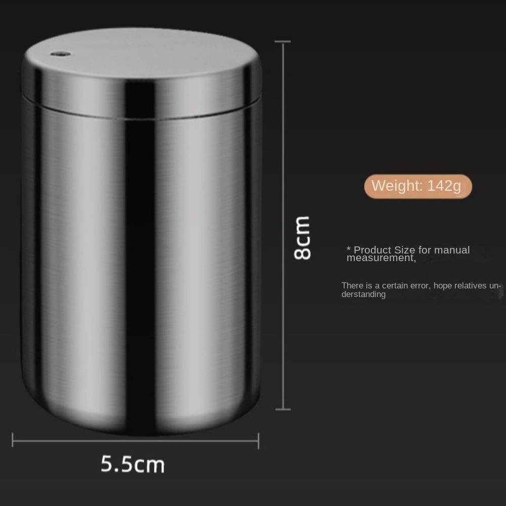 Круглая зубочистка из нержавеющей стали Ведерко для зубочисток Новый держатель для зубочисток для зубов Закуска