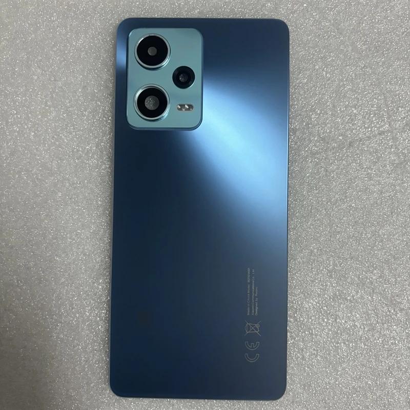 Для Redmi Note 12 Pro 5G Задняя крышка аккумулятора Задняя панель Корпус Чехол Замена