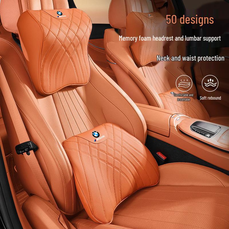 Compatible BMW Headrests, Neck & Lumbar Supports, and Interior Accessories for 3, 5, 7 Series, X1, X3, X5 Models