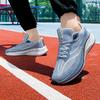 Студенческие кроссовки для гонок Пара повседневных кроссовок с сетчатой поверхностью, легкие спортивные туфли с амортизацией, дышащие кроссовки для марафона из углеродного волокна