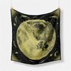 53CM Twill Silk Scarf Woman Planet Painting Square Scarves Wraps Bandana Small Hijab Silk Foulards Tie Headband Neckerchief