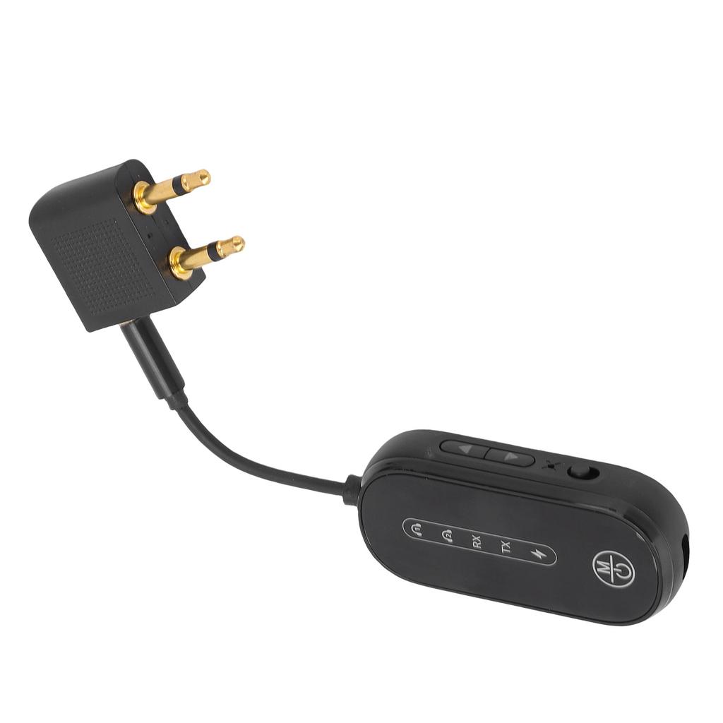   5.4 Transmitter Receiver Airplane   Adapter Support to 2 Hea hones 3.5mm   Wireless Adapter for TV   Airline Car Home Stereo