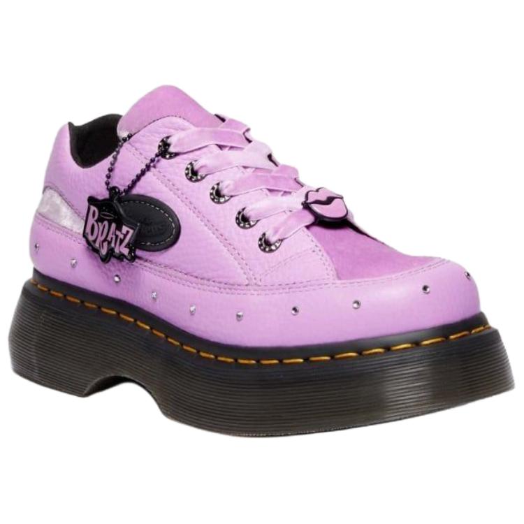 Братц х Доктор. Martens Buzz 5-Eye Фиолетовые Клепки Женские Кроссовки Bratz-Purple 41787500