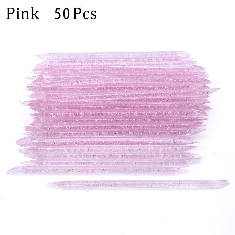 Nail Art Tools, Manicure Cleaning, Acrylic Swab, Double-Ended Dead Skin Push, 50 Bagged Sanding Pens, Point Drill Pens, Dead Skin Forks