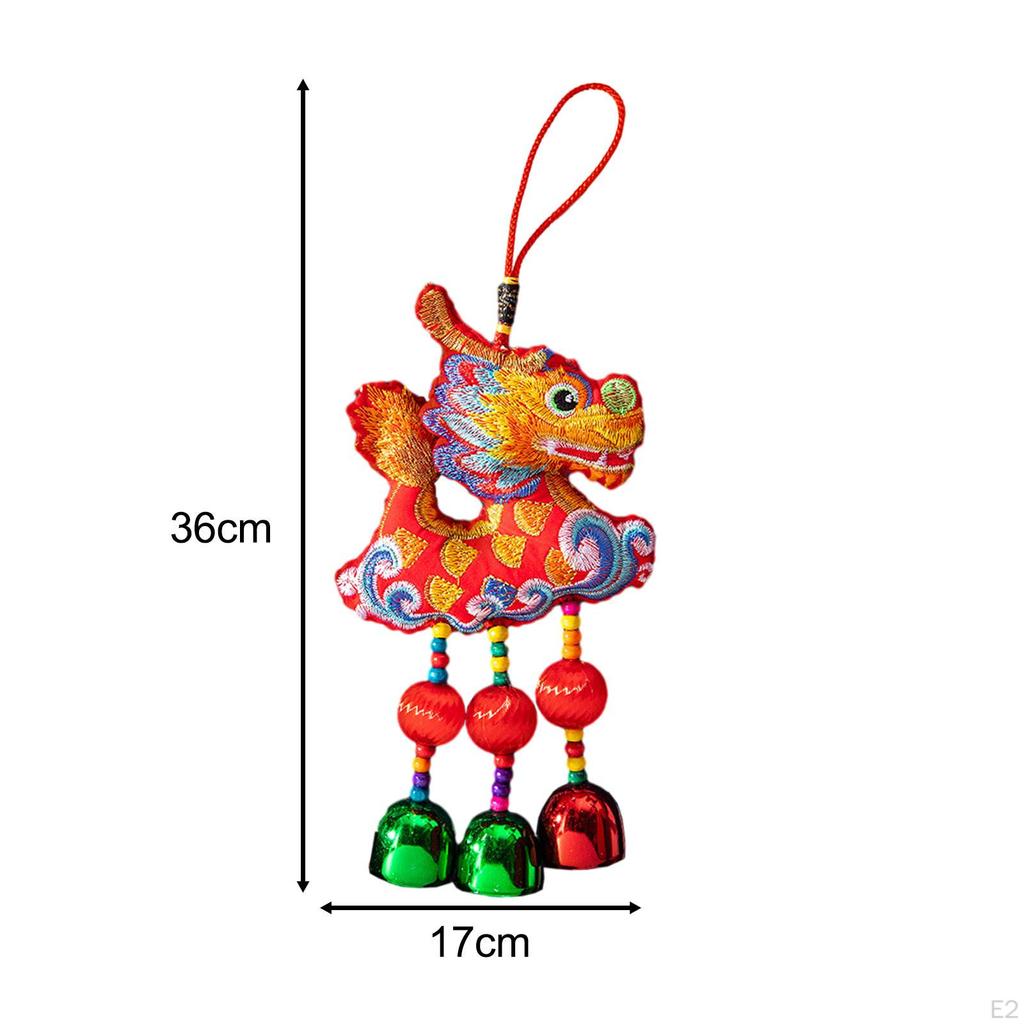 Blessing Wind Chime Pendant Dragon Year Decoration Spring Festival Decor for