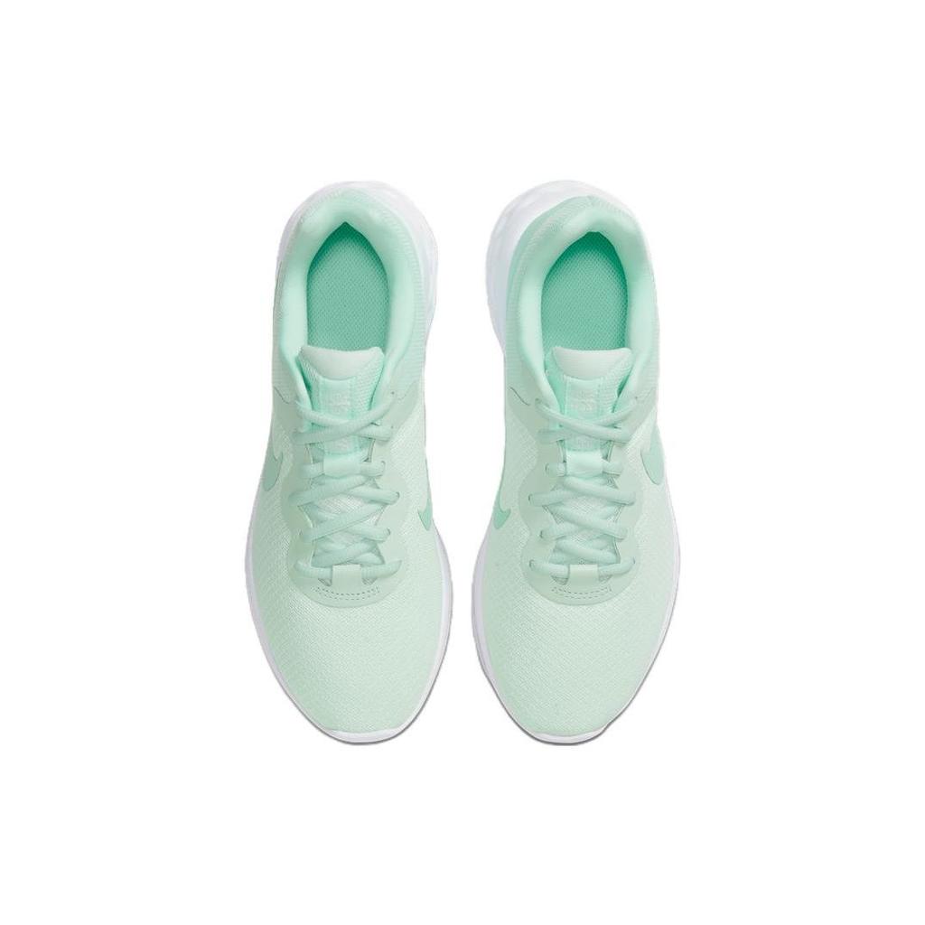 Nike Revolution 6 Next Nature Удобная Модная Дышащая Низкая Повседневная Беговая Обувь Женские кроссовки Зеленые Белые DC3729-300