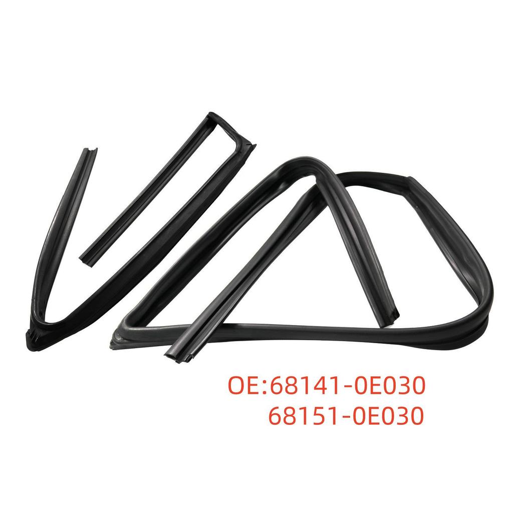 Toyota Highlander 09-14 Направляющая паза оконного стекла Грязесъемник 68141-0E030