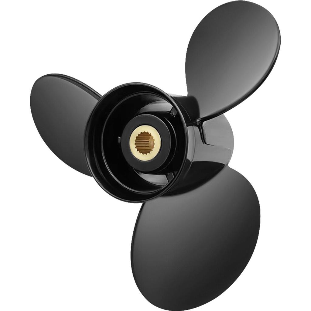 Outboard Propeller, Replace for OEM 3817468, 3-Blade 14.5\" x 19\" Pitch Aluminium Boat Propeller, Compatible with Volvo Penta SX Drive All Models,