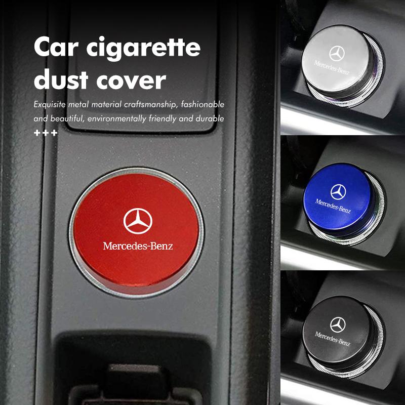 Car Cigarette Lighter Dustproof Plug Button Cover Accessories For Mercedes Benz W202 W212 W126 W140 W168 W177 CLS GLE GLC GLS GHIJK1