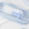 Набор из 4 гелевых ручек Soft-plus, легкий захват, быстросохнущие черные и красные чернила, шариковая ручка 0,5 мм для письма