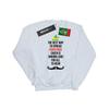 Elf Womens/Ladies Christmas Cheer Text Sweatshirt
