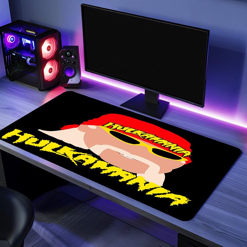 Hulk Hogan Mouse Pad - Non-Slip Rubber Base, Smooth Surface for Work,Gaming,Office,And Home Use, Desk Mouse Pad