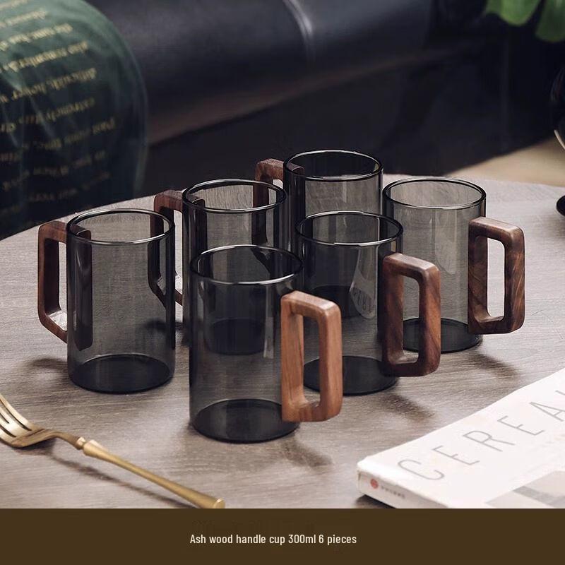 TXRMDX Transparent Heat-Resistant Glass Cup