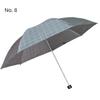 Paradise Umbrella Umbrella Lightweight Business Checkered Umbrella Three Foldable All-Weather Umbrella Men and Women Student Dual Purpose Sunshade