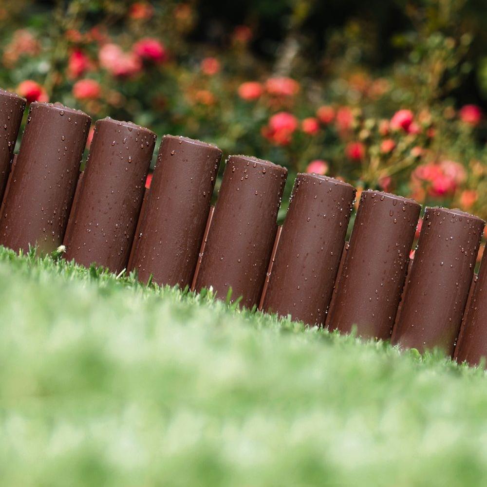 Brown garden palisade 25 cm
