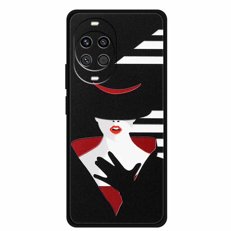 Чехол для телефона Huawei nova 14 Pro 3D рельефный чехол Цветы тиснение Задние чехлы Funda для nova14 Ultra 14Pro Корпус Para Coque