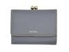 Paul Smith Crossgrain Bifold Clasp Gray Women's Wallet,
