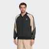 adidas Мужская куртка Originals Striped Trefoil Logo с вышитым логотипом, черная HI3000